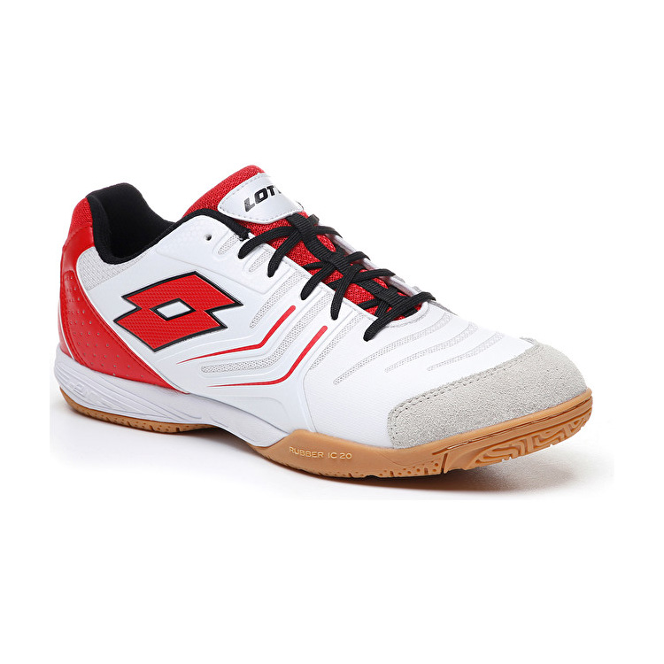 Lotto Tacto 300 Iv Indoor Shoes White / Red | JJ7R4ISY