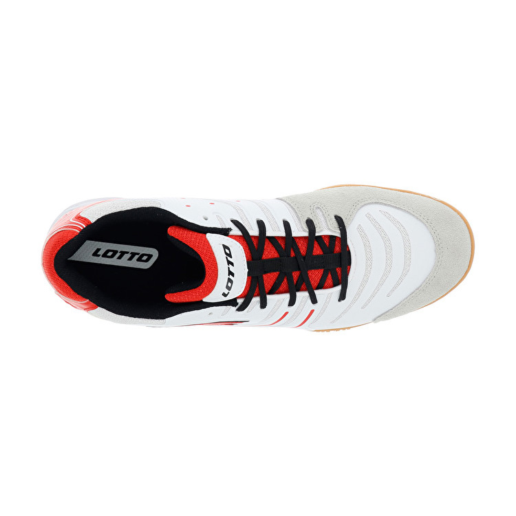 Lotto Tacto 300 Iv Indoor Shoes White / Red | JJ7R4ISY