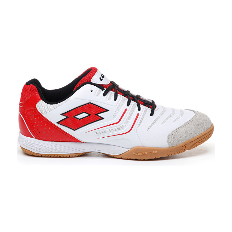 Lotto Tacto 300 Iv Indoor Shoes White / Red | JJ7R4ISY