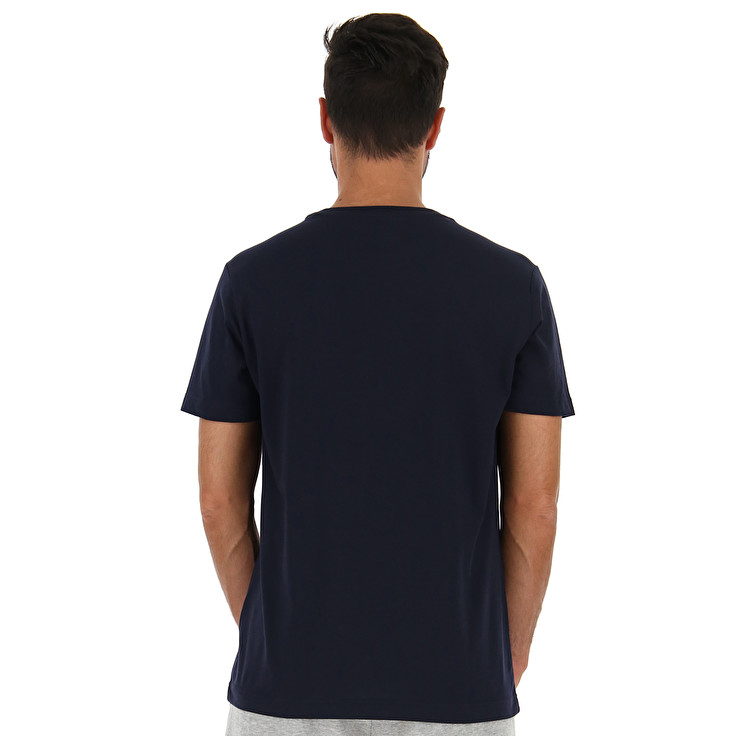 Lotto Tee Bs Js T Shirts Navy | I5MTGFEA