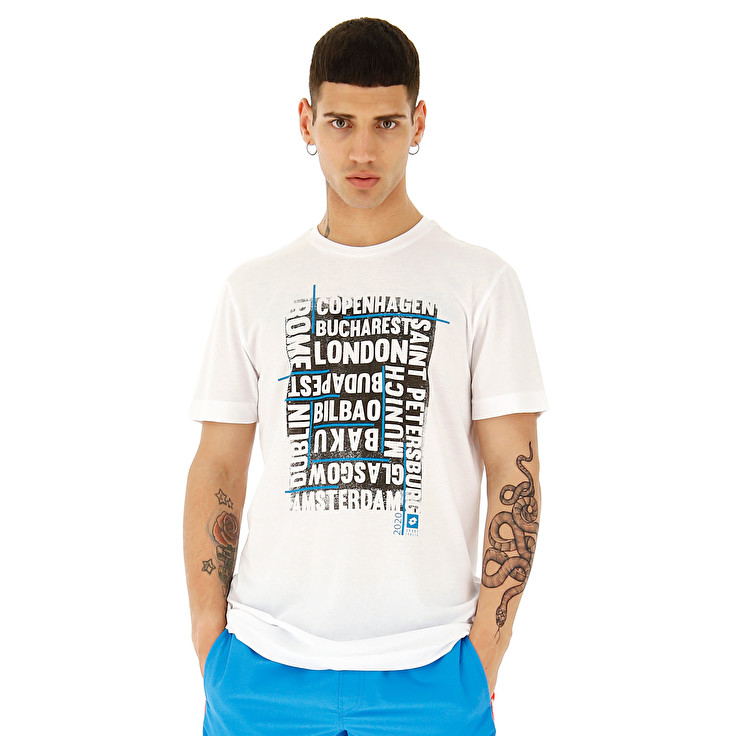 Lotto Tee Europe Js T Shirts White | GWPEQITC