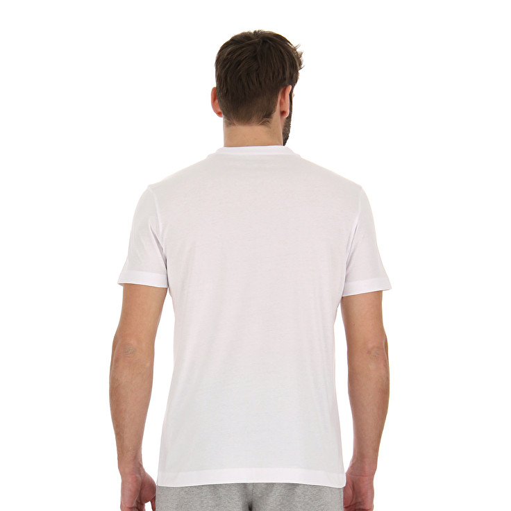 Lotto Tee Logo T Shirts White | THV1WYQA