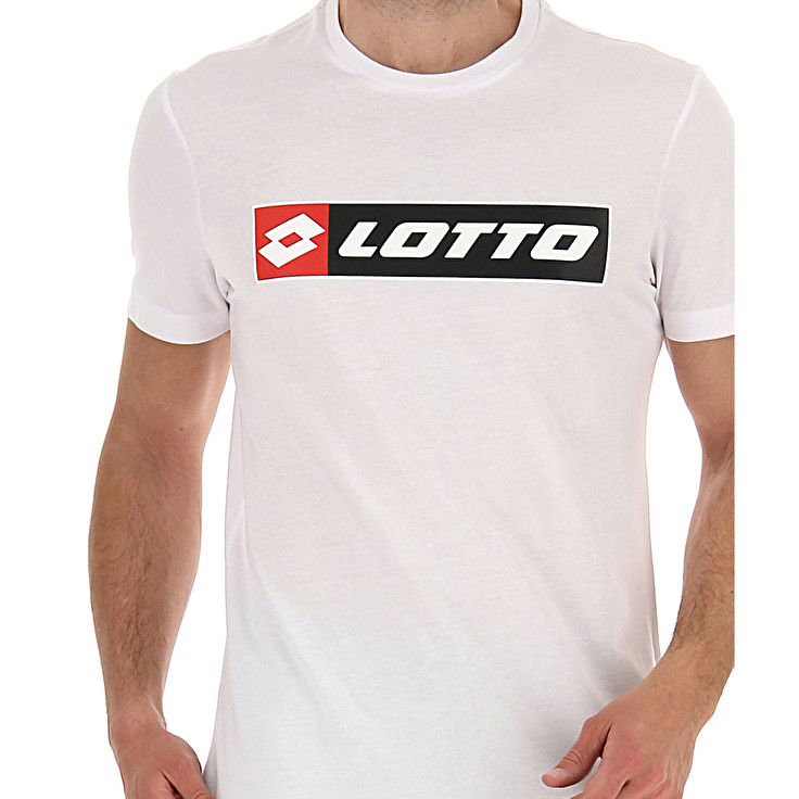 Lotto Tee Logo T Shirts White | THV1WYQA