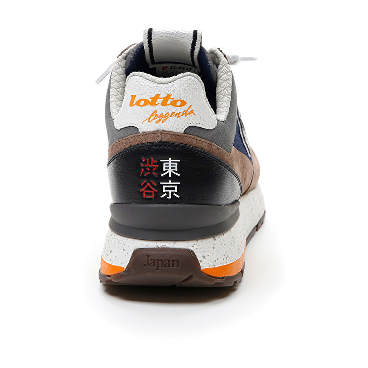 Lotto Tokyo Shibuya Autograph Blue / Black / Brown | XYX6PMZ4