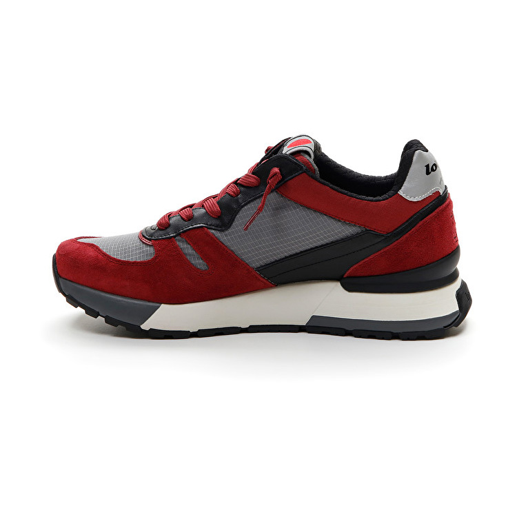 Lotto Tokyo Shibuya Block Sneakers Red / Grey | RYKOMWYC