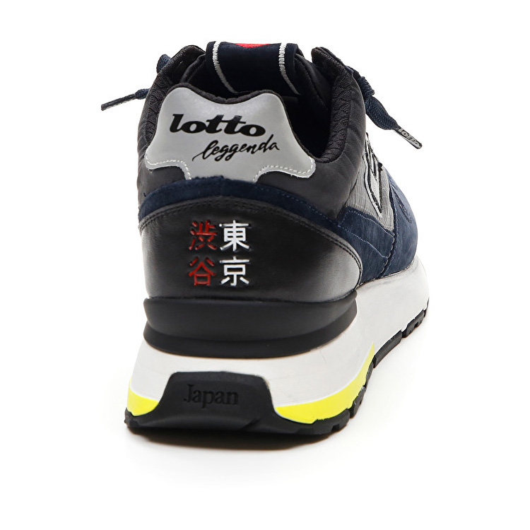 Lotto Tokyo Shibuya Sneakers Blue / Black / Grey | I4W9Z3UY