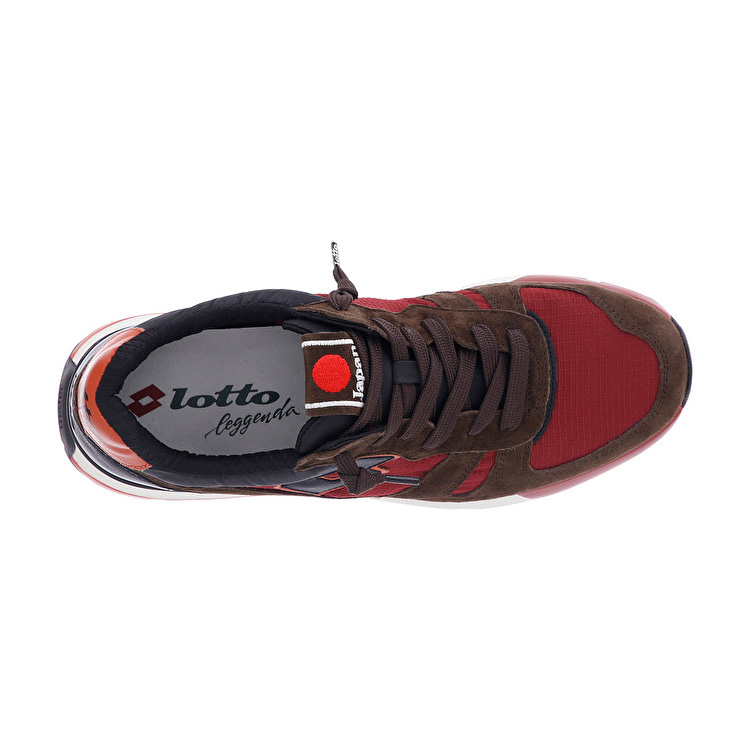 Lotto Tokyo Shibuya Sneakers Brown / Black / Pink | WQRKNO2W