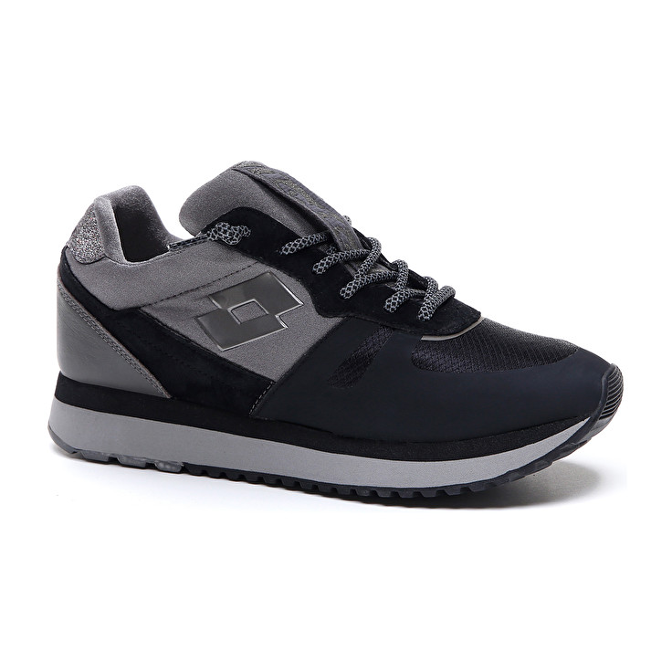 Lotto Tokyo Wedge Tech W Sneakers Black / Grey | XV5XTC1H