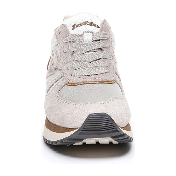 Lotto Tokyo Wedge W Sneakers Brown / Grey / White | JKMRLCQ8