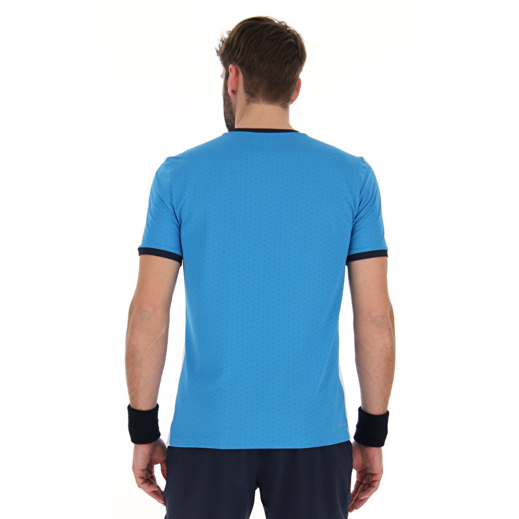 Lotto Top Ten Iii Pl T Shirts Blue | 2UXWLCEB