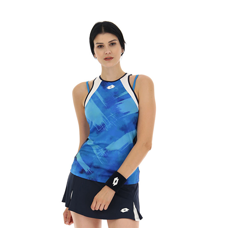 Lotto Top Ten W Iii Prt3 Pl Tanks Blue / Black | MAIQLGOB