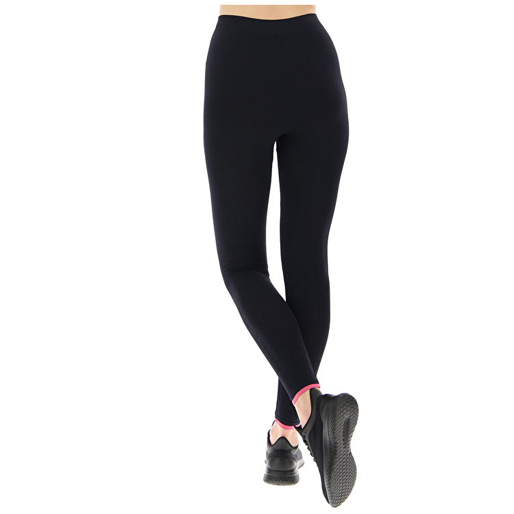 Lotto Vabene Plus W Iv Sml Leggings Black | HBDHJWUQ