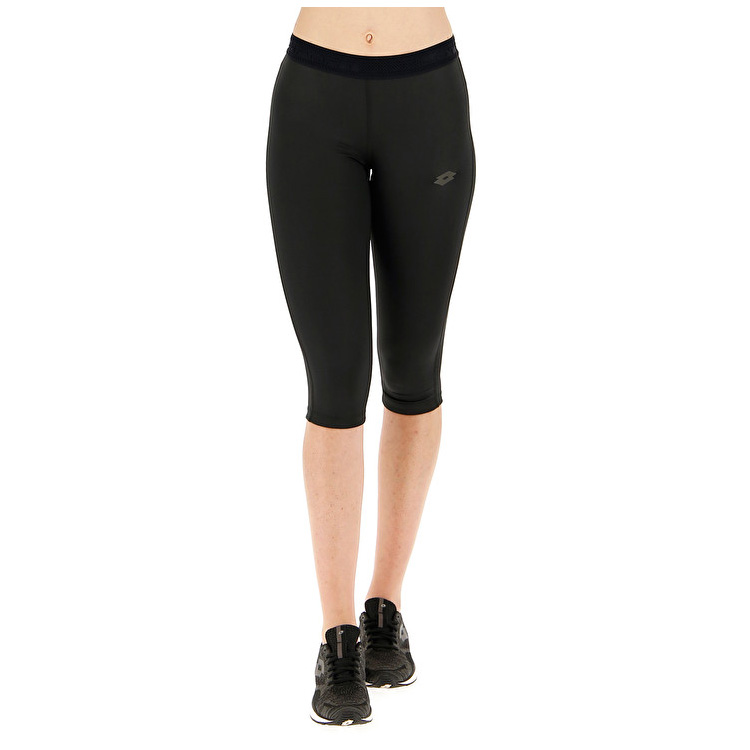 Lotto Vabene W Mid Cire\' Leggings Black | N6WEUQCC