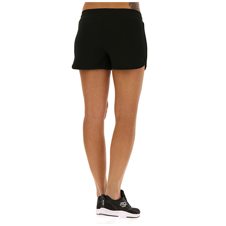 Lotto Venezia W Pl Shorts Black | 3YEU0YWS