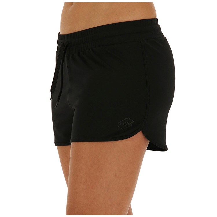 Lotto Venezia W Pl Shorts Black | 3YEU0YWS