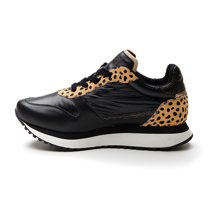 Lotto Wedge Leopard W Autograph Black | O8MCJ47O