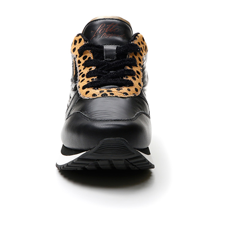 Lotto Wedge Leopard W Autograph Black | O8MCJ47O