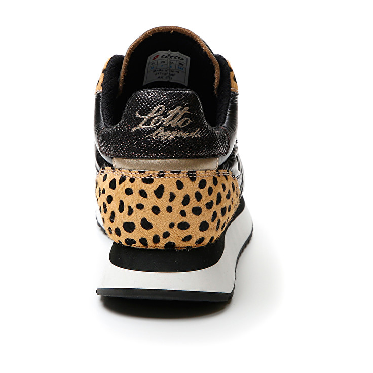 Lotto Wedge Leopard W Autograph Black | O8MCJ47O