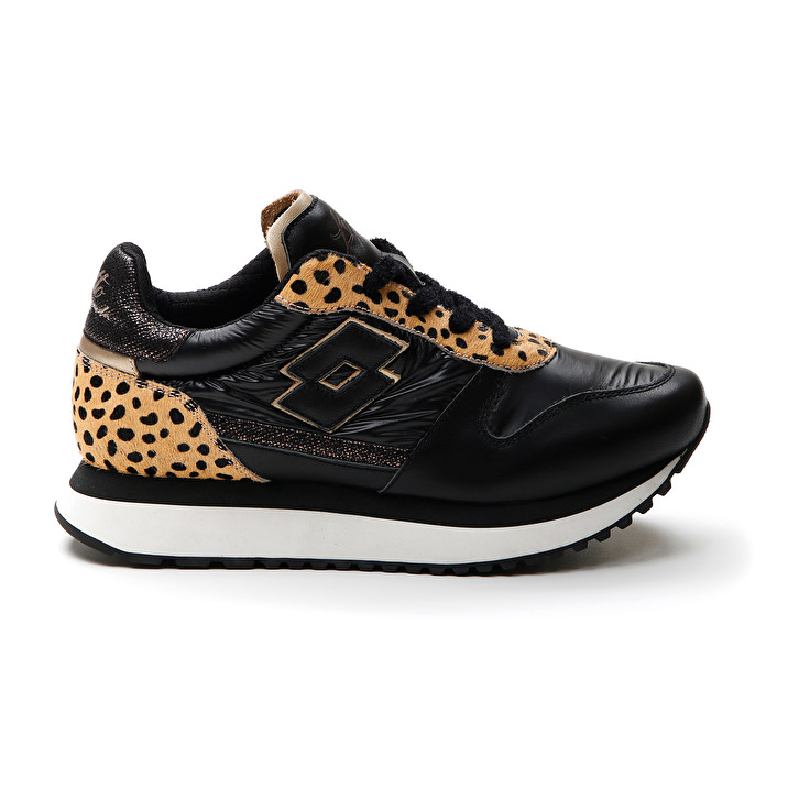 Lotto Wedge Leopard W Autograph Black | O8MCJ47O