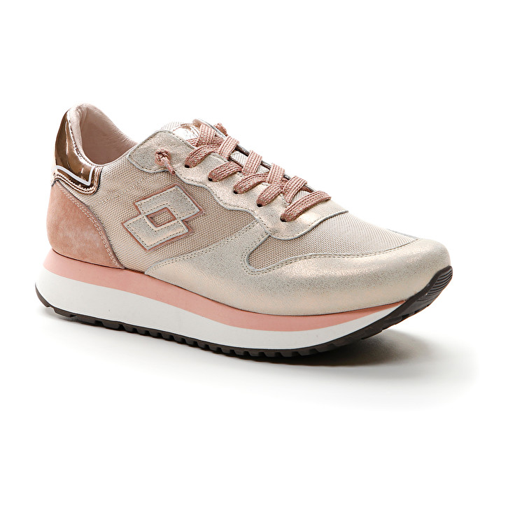 Lotto Wedge Metal W Sneakers Grey / Pink | SC65DG8E