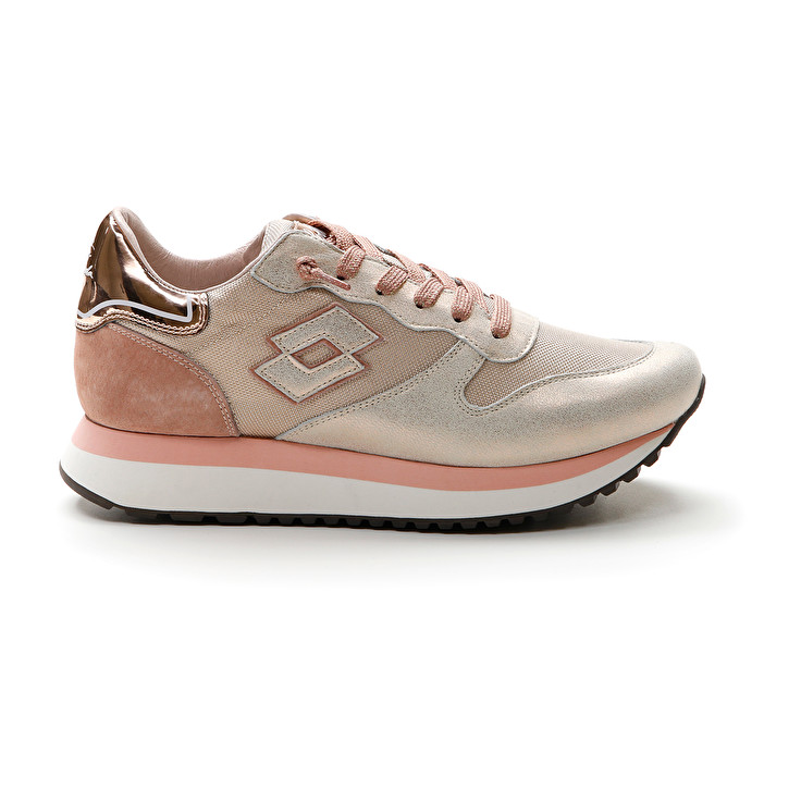 Lotto Wedge Metal W Sneakers Grey / Pink | SC65DG8E