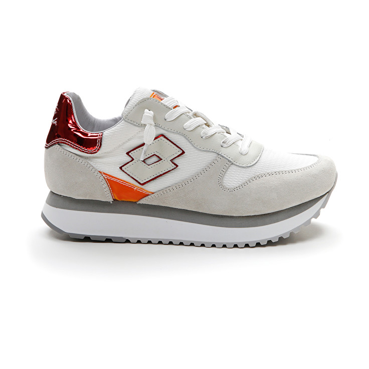 Lotto Wedge Net W Sneakers White / Grey | GE0W2N3L