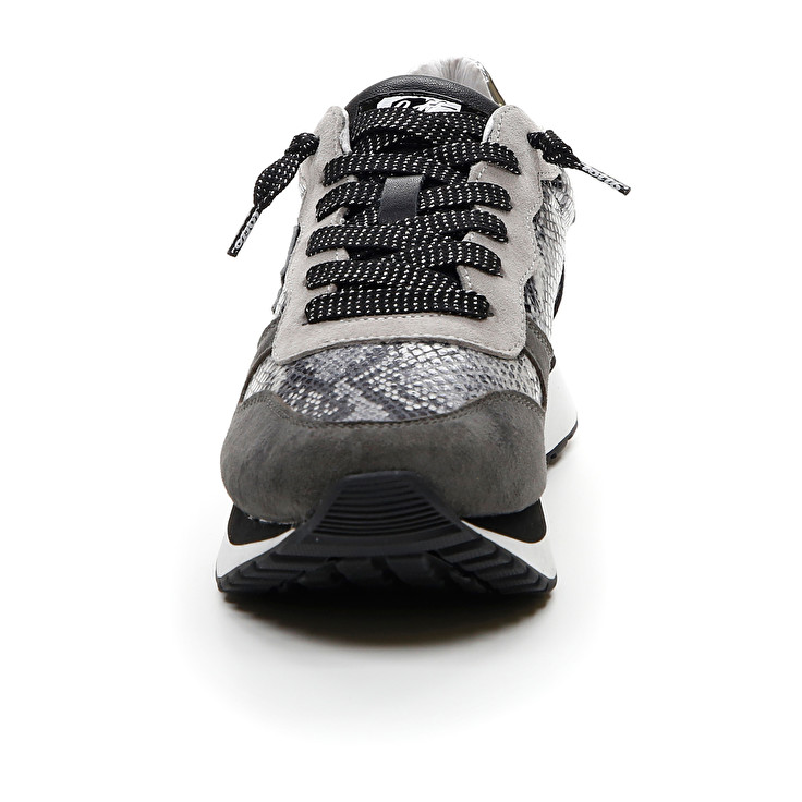 Lotto Wedge Python W Sneakers Black / Grey | DQYX2MKR