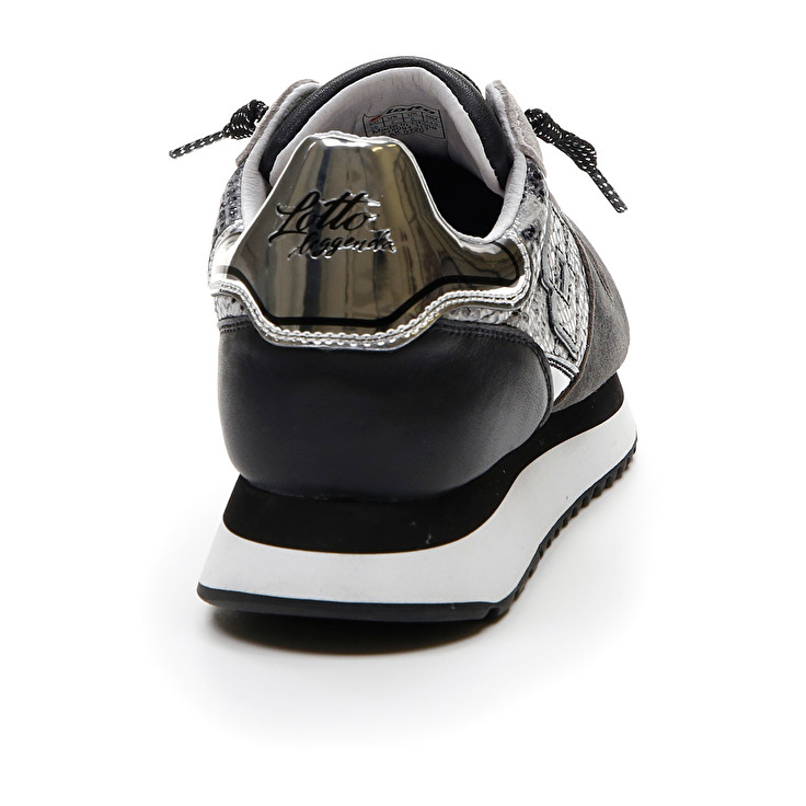 Lotto Wedge Python W Sneakers Black / Grey | DQYX2MKR