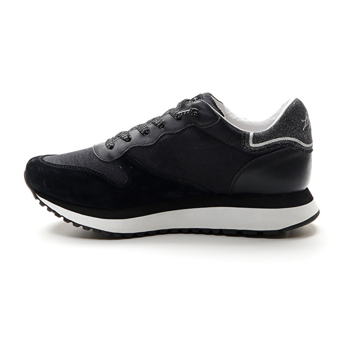 Lotto Wedge Silk W Sneakers Black | XXHINQ8Z