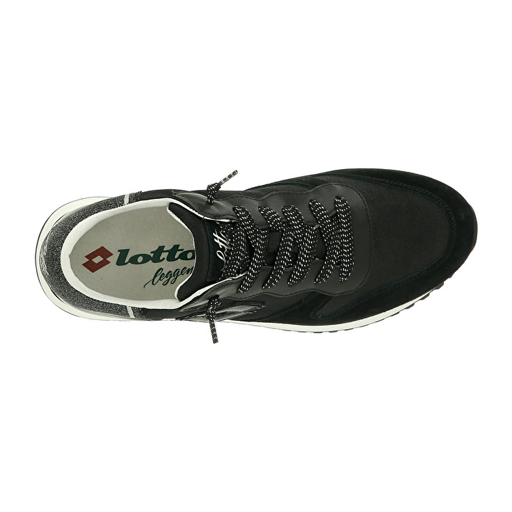 Lotto Wedge Silk W Sneakers Black | XXHINQ8Z