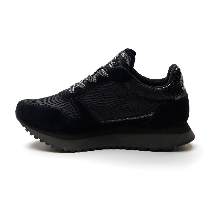 Lotto Wegde Black W Sneakers Black | J4GG7XWU