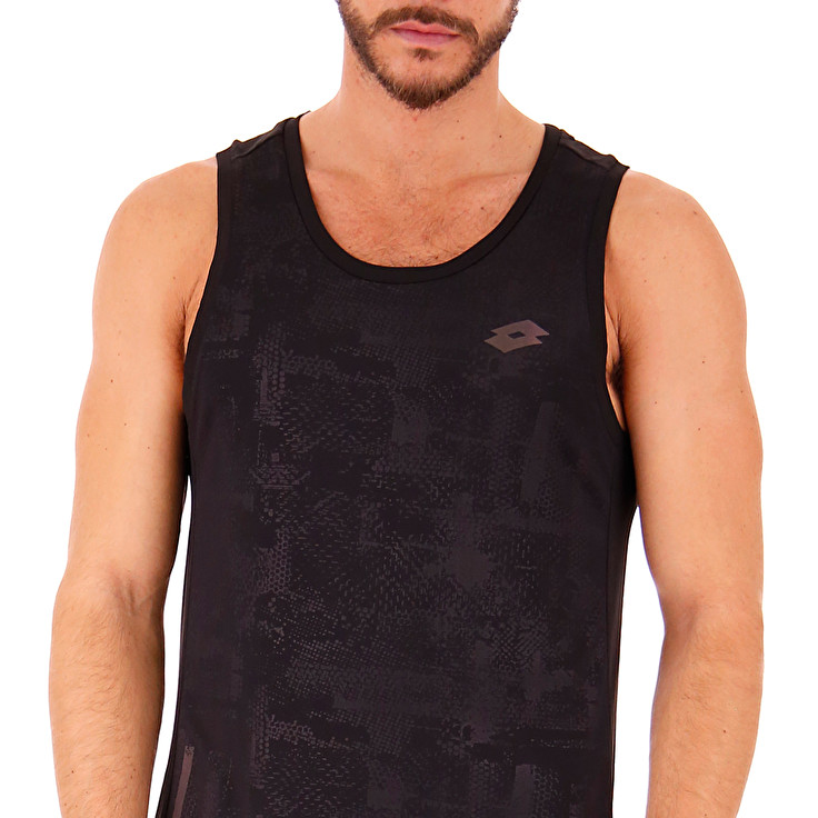 Lotto X-fit Tank Pl T Shirts Black | GXSH29KL