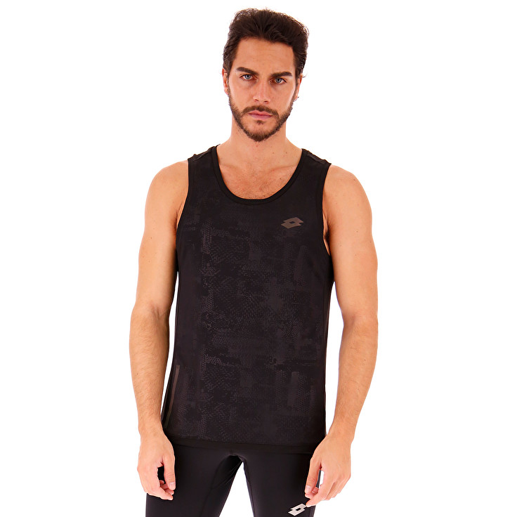 Lotto X-fit Tank Pl T Shirts Black | GXSH29KL