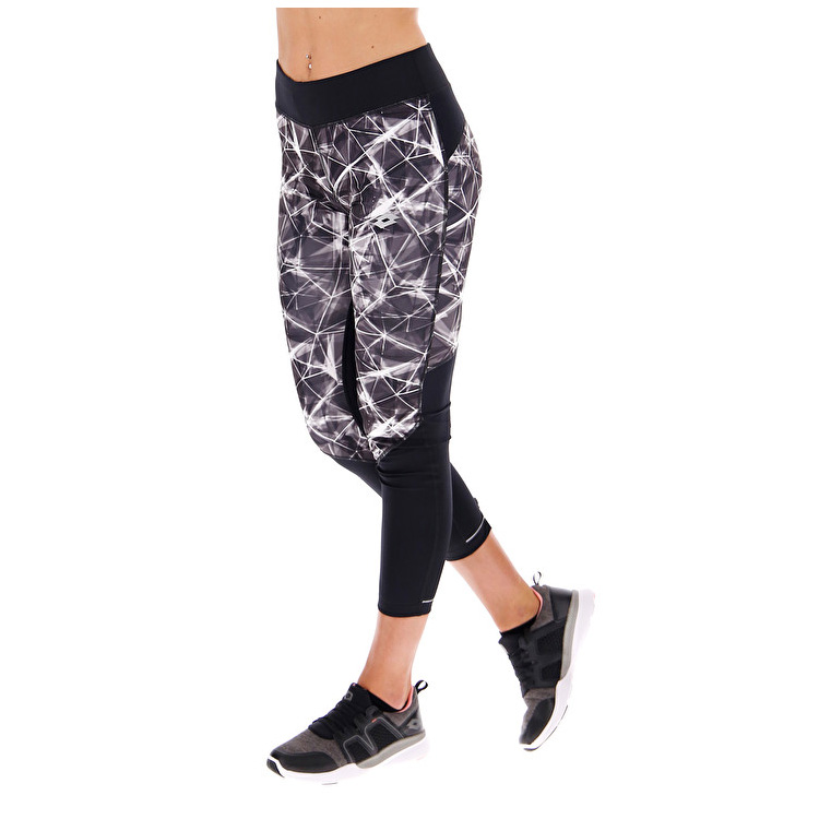 Lotto Xride Iiis W Leggings White / Black | SRPHUIWO