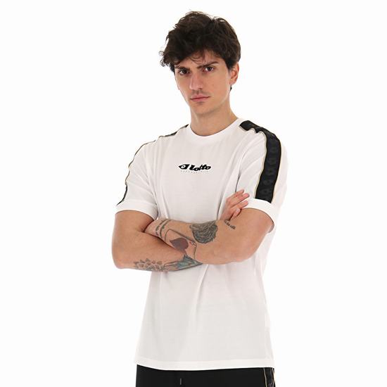 Lotto Athletica Classic Iv Js T Shirts White | OZNCSADD