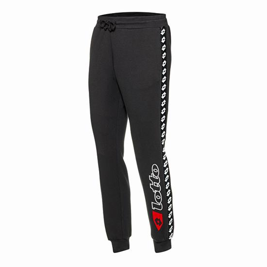 Lotto Athletica Due Pl Pants Black | ZHIUKLJD