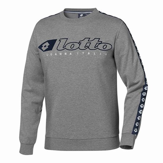 Lotto Athletica Due Sweat Sweatshirt Grey | QYOD7KLP