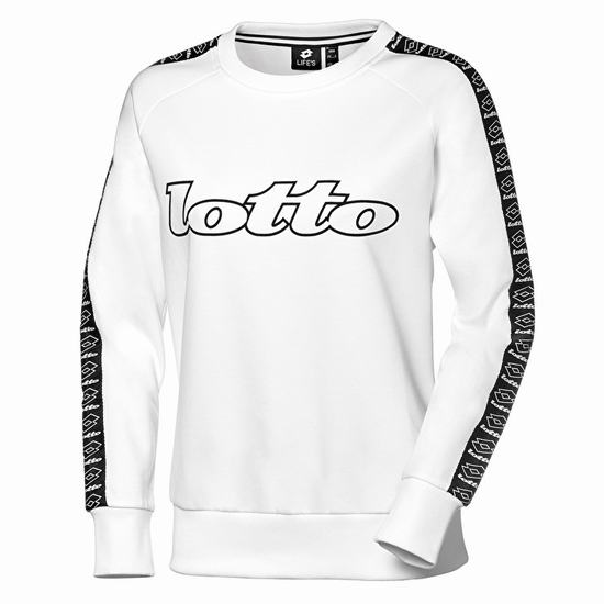 Lotto Athletica Ii Sweat W Sweatshirt White | UWBHYGJA