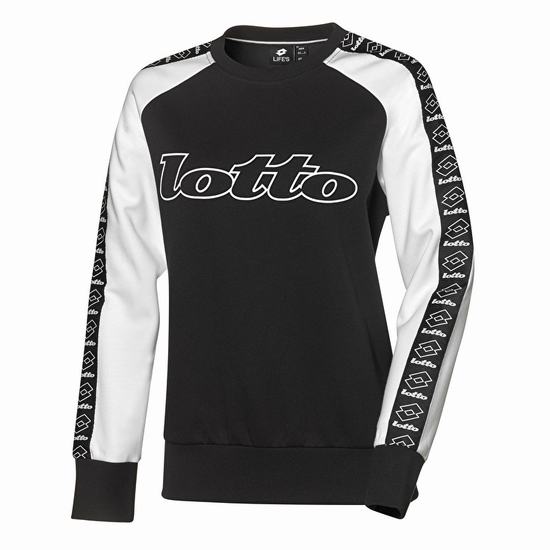 Lotto Athletica Ii Sweat W Tracksuits Black / White | ZMVUR5BG