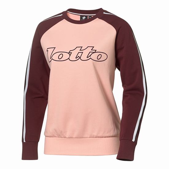 Lotto Athletica Ii Sweat W Tracksuits Pink / Red | LRVSCRTM