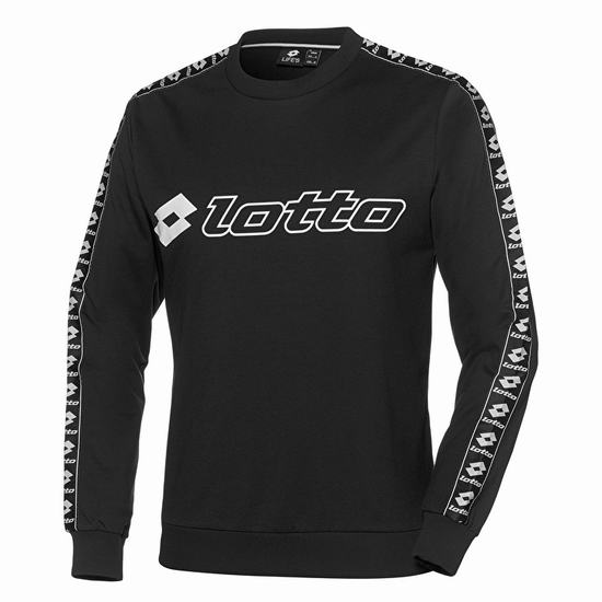 Lotto Athletica Sweat Rn Sweatshirt Black | VLGF2MRS