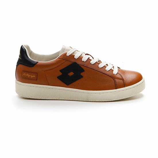 Lotto Autograph Vintage Sneakers Brown | UGB604KI