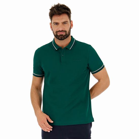 Lotto Classica Polo Shirts Green | Z8LJCFQ6