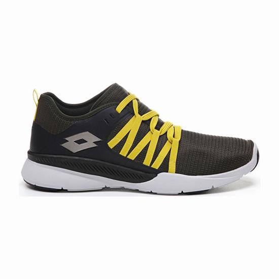 Lotto Dinamica 100 Lifestyle Shoes Yellow / Black | KZIZ8TCX