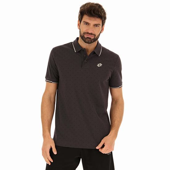 Lotto Elba Polo Shirts Grey | TPQZ7LMH