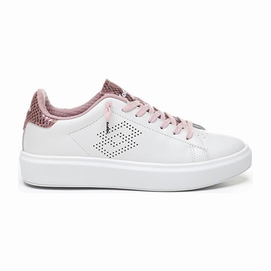 Lotto Impressions Python W Sneakers White / Pink | 05JOYM7T