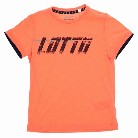 Lotto Logo T Shirts Orange | XCTOI4ZE