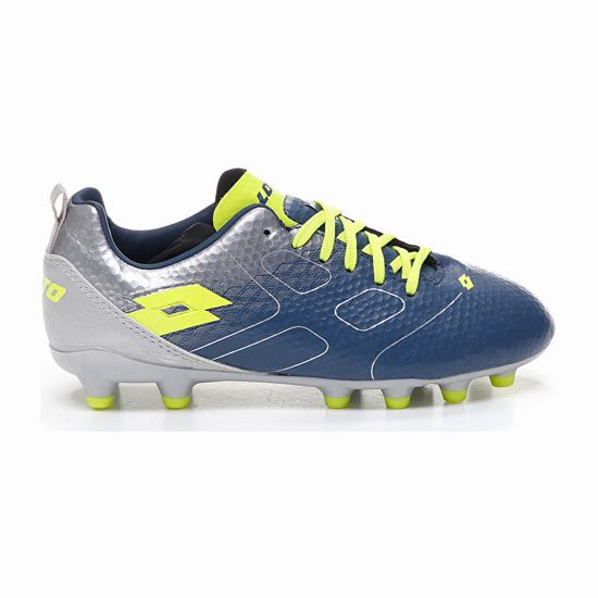 Lotto Maestro 700 Fg Jr Soccer Shoes Blue / Green / Silver | X73FVFUA