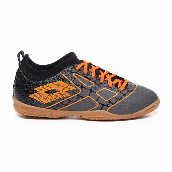 Lotto Maestro 700 Ii Id Jr Soccer Shoes Grey / Orange / Black | IYGEJG4H