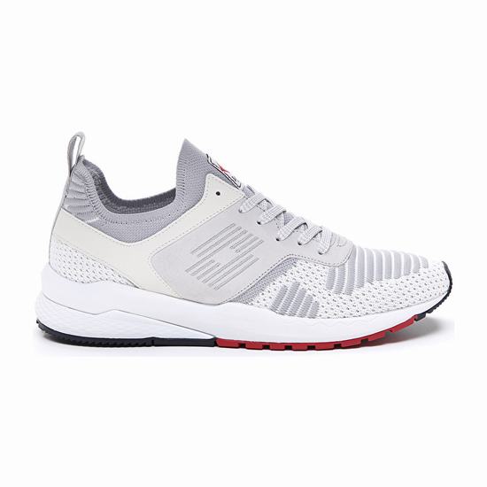 Lotto Marathon Knit Sneakers White / Grey | 52KNDLEQ